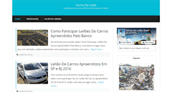 Desktop Screenshot of carrosdeleilao.com